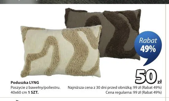 Poduszka LYNG promocja w Jysk