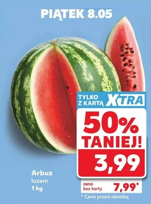 Arbuz luzem promocja w Kaufland