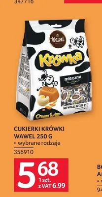 Cukierki krówki Wawel promocja w Selgros