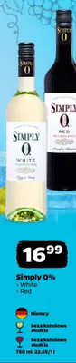 Wino bezalkoholowe Simply Red promocja w Netto