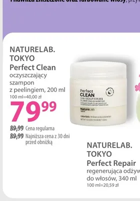 Perfect Clean oczyszczający szampon z peelingiem NatureLab. Tokyo promocja w Hebe