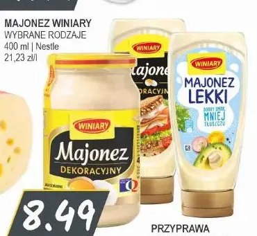 Majonez Dekoracyjny Winiary promocja w Słoneczko