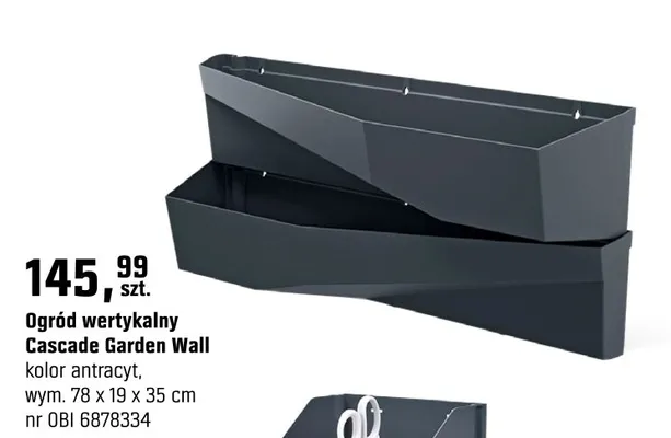 Ogród wertykalny Cascade Garden Wall promocja w OBI