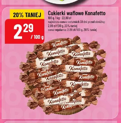 Cukierki waflowe Konafetto promocja w POLOmarket