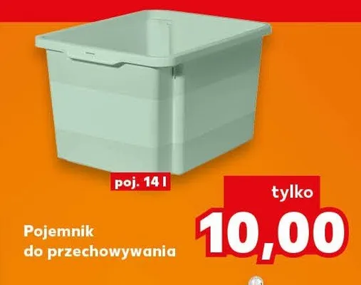 Pojemnik do przechowywania 14l promocja w Kaufland
