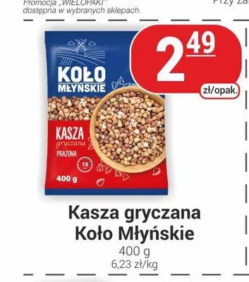 Kasza gryczana Koło Młyńskie promocja w Delikatesy Sezam