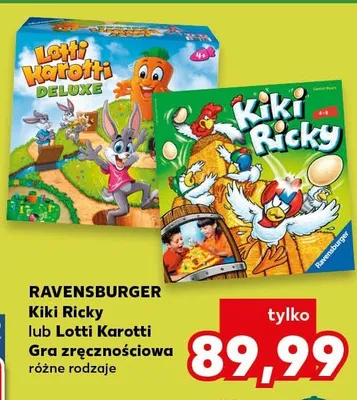 Gra Kiki Ricky lub Lotti Karotti zręcznościowa promocja w Kaufland