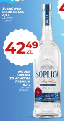 Wódka Soplica Szlachetna Premium promocja w Duży Ben