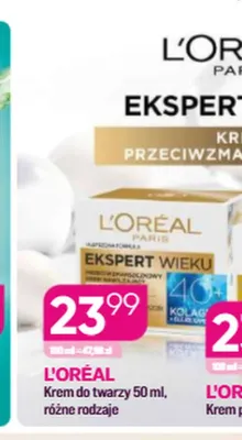 Krem do twarzy L'Oréal Ekspert Wieku promocja w Drogerie Koliber
