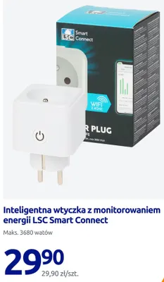 Inteligentna wtyczka z monitorowaniem energii LSC Smart Connect promocja w Action