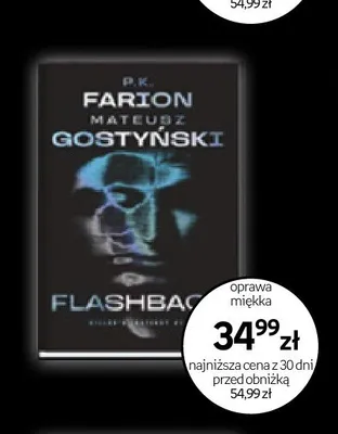 Książka Flashback P.K. Farion Mateusz Gostyński promocja w Empik