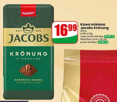 Kawa mielona Jacobs Krönung promocja w Dino