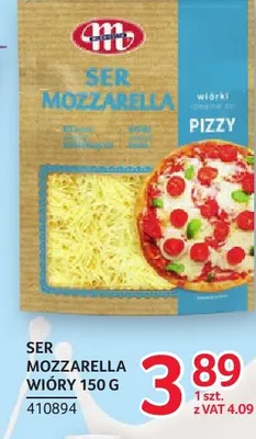 Ser mozzarella wióry Mlekovita promocja w Selgros