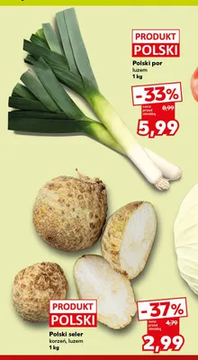 Seler polski korzeń luzem promocja w Kaufland