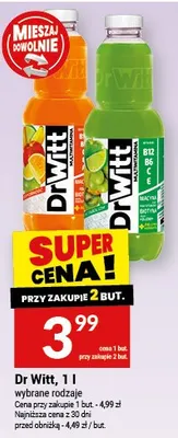 Napój Dr Witt promocja w Twój Market