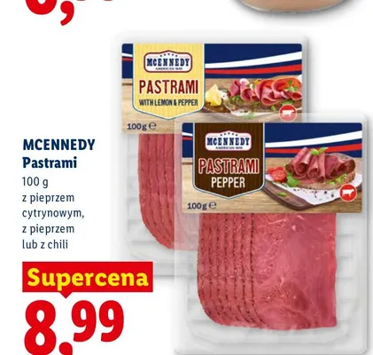 Pastrami z pieprzem cytrynowym McEnnedy promocja w Lidl