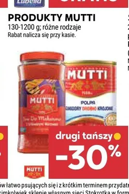 Passata pomidorowa Mutti promocja w Stokrotka