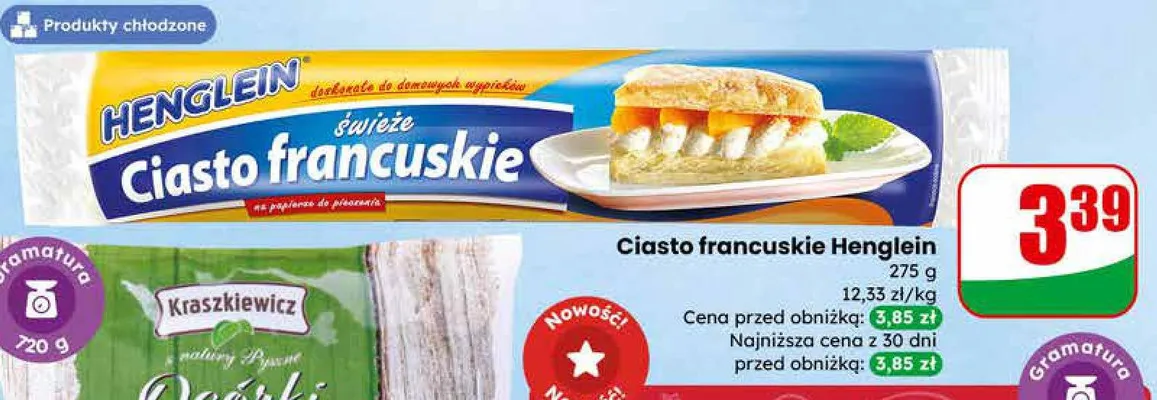 Ogórki kiszone promocja w Dino