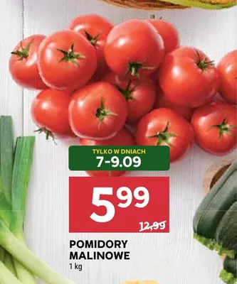 Pomidory malinowe promocja w Stokrotka