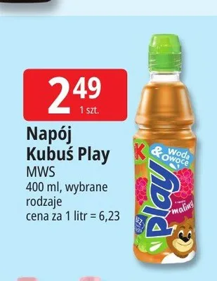 Napój Kubuś Play promocja w Leclerc