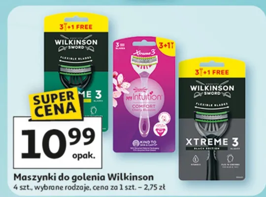 Maszynki do golenia Wilkinson promocja w Auchan