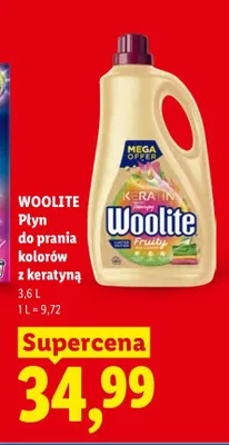 Płyn do prania Woolite Keratin Therapy promocja w Lidl
