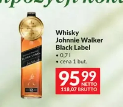 Whisky Johnnie Walker Black Label promocja w Makro