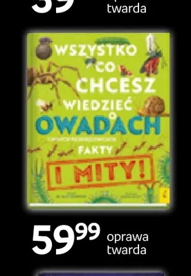 Książka Wszystko co chcesz wiedzieć o owadach Fakty i mity Wilga promocja w Empik