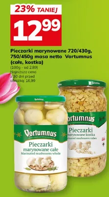 Pieczarki marynowane (całe, kostka) promocja w Hitpol