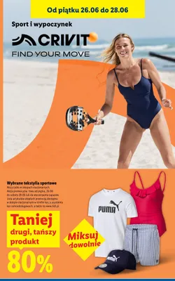 Wybrane tekstylia sportowe promocja w Lidl