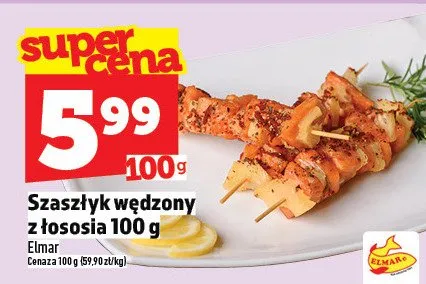Szaszłyk wędzony z łososia 100g promocja w TOPAZ