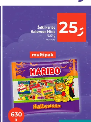 Żelki Haribo Halloween Minis promocja w Dealz
