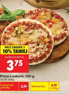 Pizza z salami promocja w Biedronka