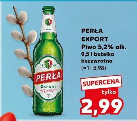 Piwo 5,2% alk. promocja w Kaufland