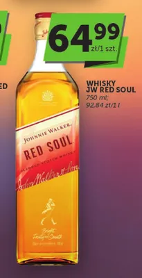 Whisky Johnnie Walker Red Soul promocja w Euro Sklep