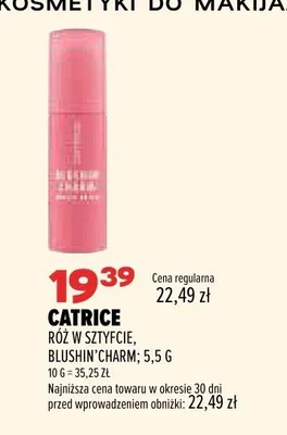 Róż w sztyfcie Catrice Blushin' Charm promocja w Drogerie Natura