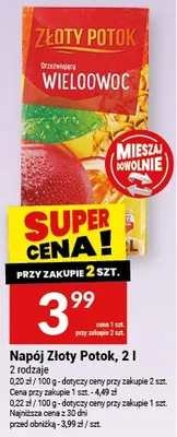 Napój Złoty Potok promocja w Twój Market