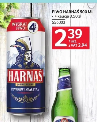 Piwo Harnaś Jasne Pełne promocja w Selgros