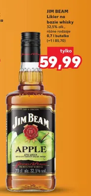 Likier na bazie whisky Apple promocja w Kaufland