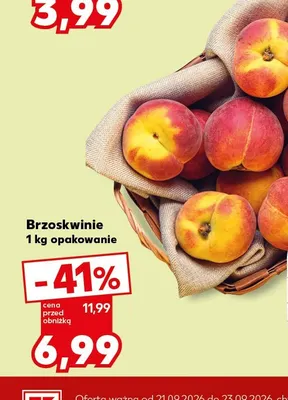 Brzoskwinie promocja w Kaufland