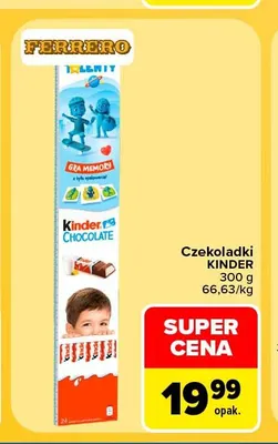 Czekoladki Kinder promocja w Carrefour