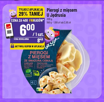 Pierogi z mięsem U Jędrusia promocja w POLOmarket