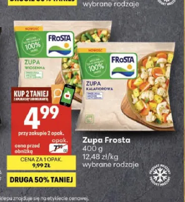 Zupa kalafiorowa Frosta promocja w Delikatesy Centrum