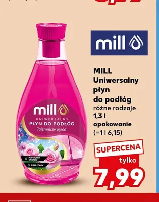 Uniwersalny płyn do podłóg Mill promocja w Kaufland