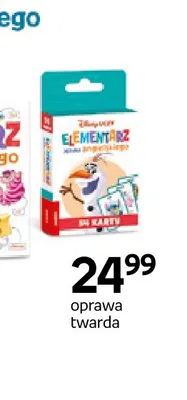 Karty edukacyjne Disney Uczy Elementarz języka angielskiego 54 promocja w Empik