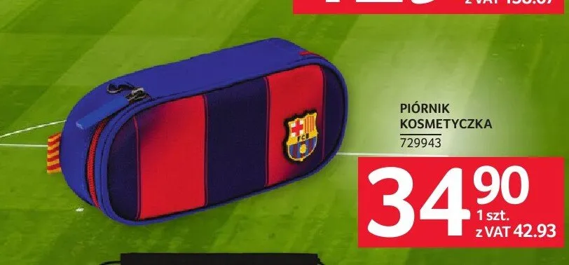 Piórnik kosmetyczka FC Barcelona promocja w Selgros