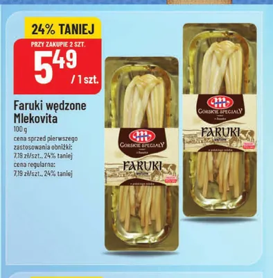 Ser Faruki wędzone Mlekovita promocja w POLOmarket