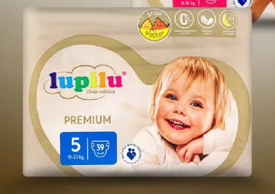 Pieluchy jednorazowe Lupilu Premium 5 promocja w Lidl