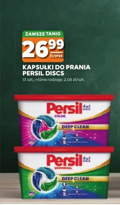Kapsułki do prania Persil Discs Universal promocja w Stokrotka