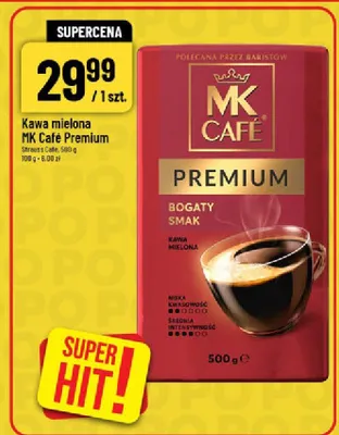 Kawa mielona MK Café Premium Strauss Cafe promocja w POLOmarket